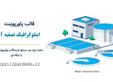 قالب اینفوگرافیک تصفیه آب