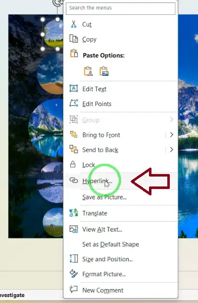 آموزش ساخت پاورپوینت حرفه ای مورف و اشکال گرافیکی 5 آموزش لینکدهی به اشکال در پاورپوینت