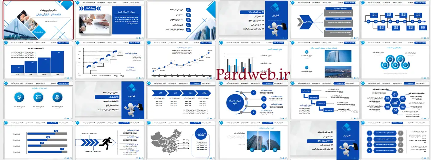قالب پاورپوینت خلاصه کار 4 نحوه ویرایش قالب پاورپوینت خلاصه کار